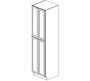 AZ-WP2496B Champagne Shaker Wall Pantry Cabinet