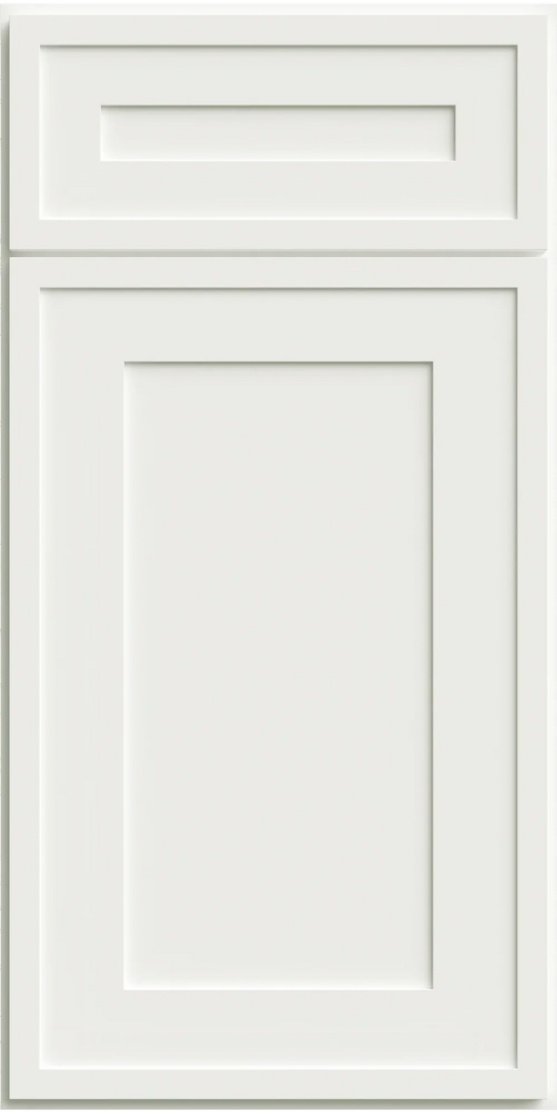 Cullian Champagne cabinet front with drawer and door