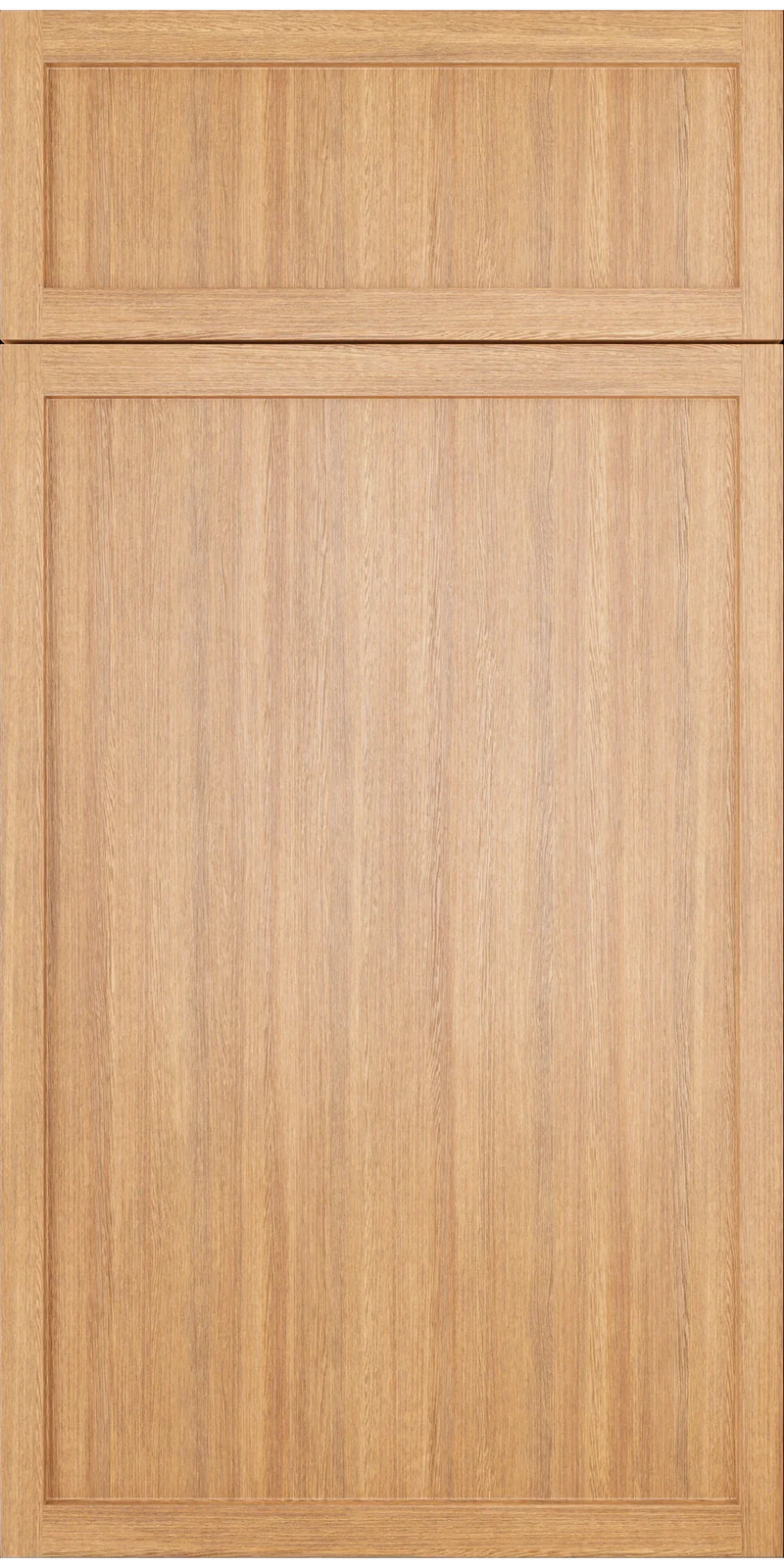 Petit Sand cabinet front with drawer and door