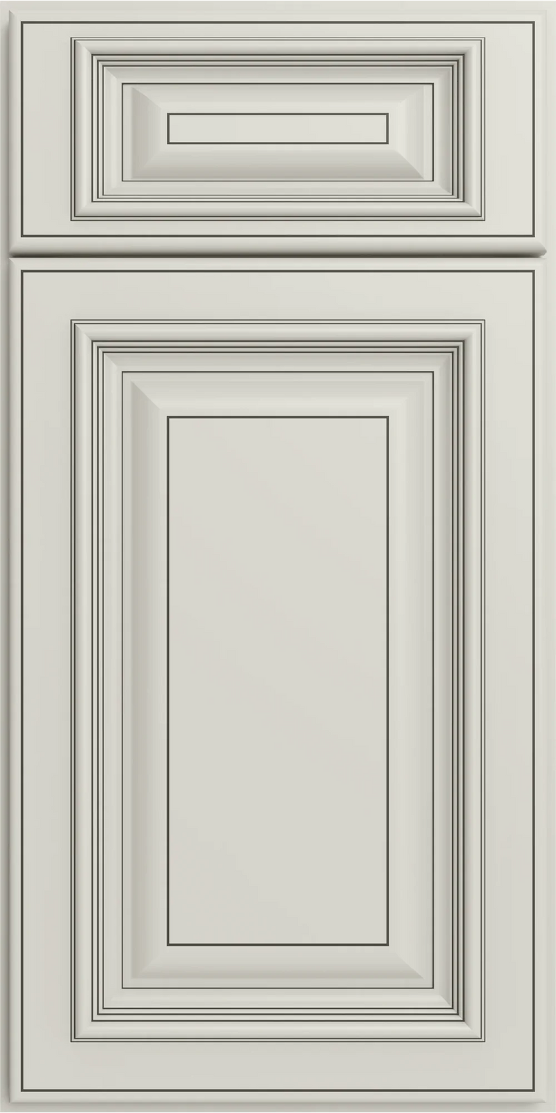 Signature Pearl cabinet front with drawer and door